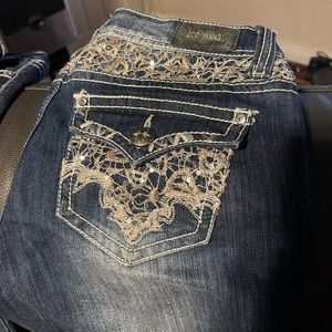 ZCO size 7 cropped jeans.  Barely worn. Lotta bling